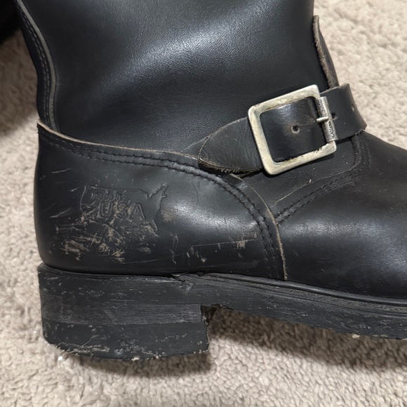 Vintage Brahma Made in USA Engineer Boots main image 5